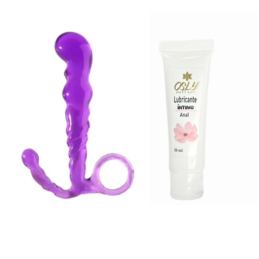 Estimulador Prostatico Con Anillo Para Pene+Lubricante Intimo Anal Osly 10 Ml